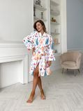 Жіночий махровий халат COSY Кариби MSH01L фото