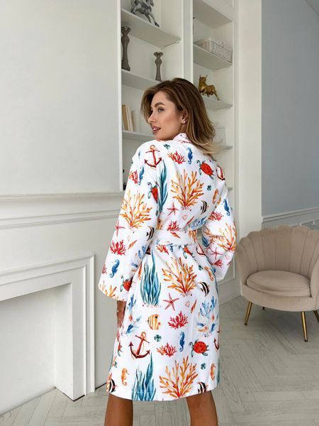 Жіночий махровий халат COSY Кариби MSH01L фото