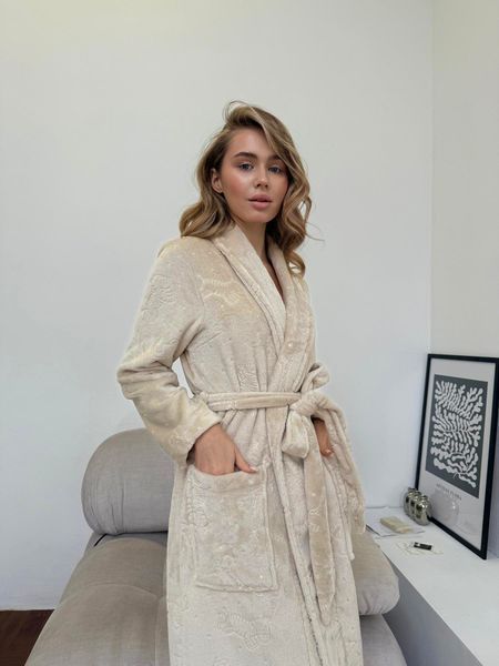 Жіночий халат шаль COSY теплий Казка велсофт VEL021R12XL/3XL фото