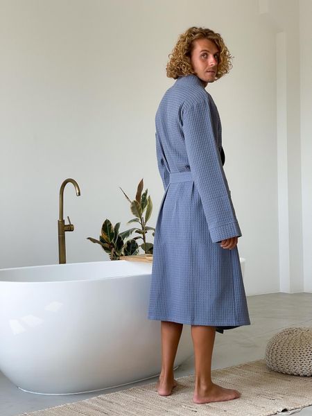 Чоловічий вафельний халат Маренго 801N2XL фото