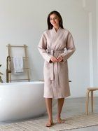 Халат жіночий вафельний COSY довгий бежевий розмір L (P-122/L)