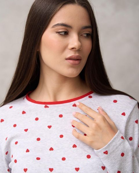 Жіноча трикотажна піжама Love NN47024XL фото