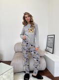 Жіноча піжама тепла COSY з начісом "Baby Leo" KMW112XL фото