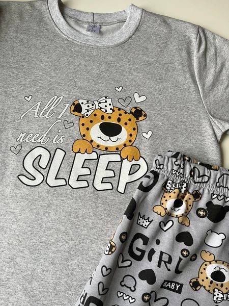 Жіноча піжама тепла COSY з начісом "Baby Leo" KMW112XL фото