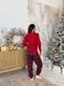 Новорічна тепла жіноча піжама COSY з начосом "Winter Holiday" KMW212XL фото 9