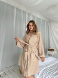 Жіночий махровий халат COSY Шарм беж MSH02XL фото