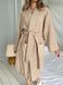 Жіночий махровий халат COSY Шарм беж MSH02XL фото 7