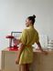 Жіночий халат COSY із мусліну Hawaii гірчиця M21L фото 6