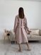 Жіночий халат COSY із мусліну довгий латте M18L2XL фото 4
