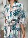 Жіночий халат COSY віскоза жатка Tropic листя S41XL фото 5