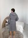 Чоловічий халат з капюшоном COSY махровий Fortune сірий 925H12XL фото 3