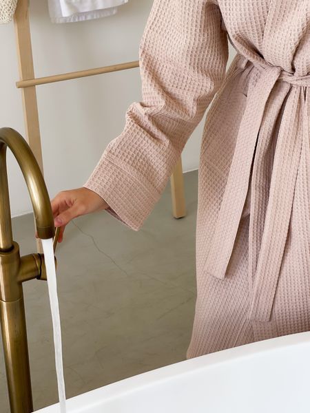 Жіночий вафельний халат COSY довгий бежевий 1222XL фото