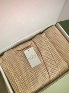 Подарунковий набір від COSY Халат вафельний з капюшоном M та з рушником (беж) у коробці (P-202+Cb311/M)