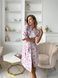 Жіночий халат COSY з полірованого штапелю Aura квіти S31XL фото 5